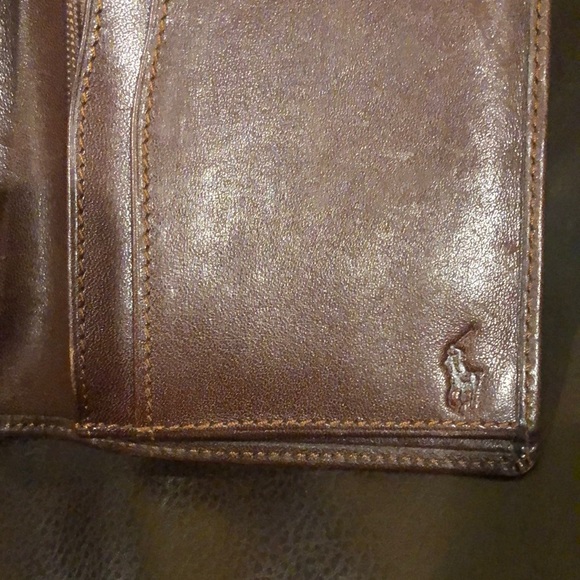 RALPH LAUREN Brown Green Tartan Plaid Long Bifold Wallet with Coin Section - Picture 13 of 17